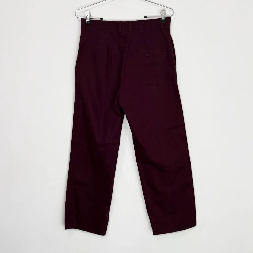 COS burgundy trouser